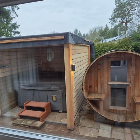 Luxe Boshuisje Met Prive Wellness & Jacuzzi Op De Veluwe Ермело Екстериор снимка