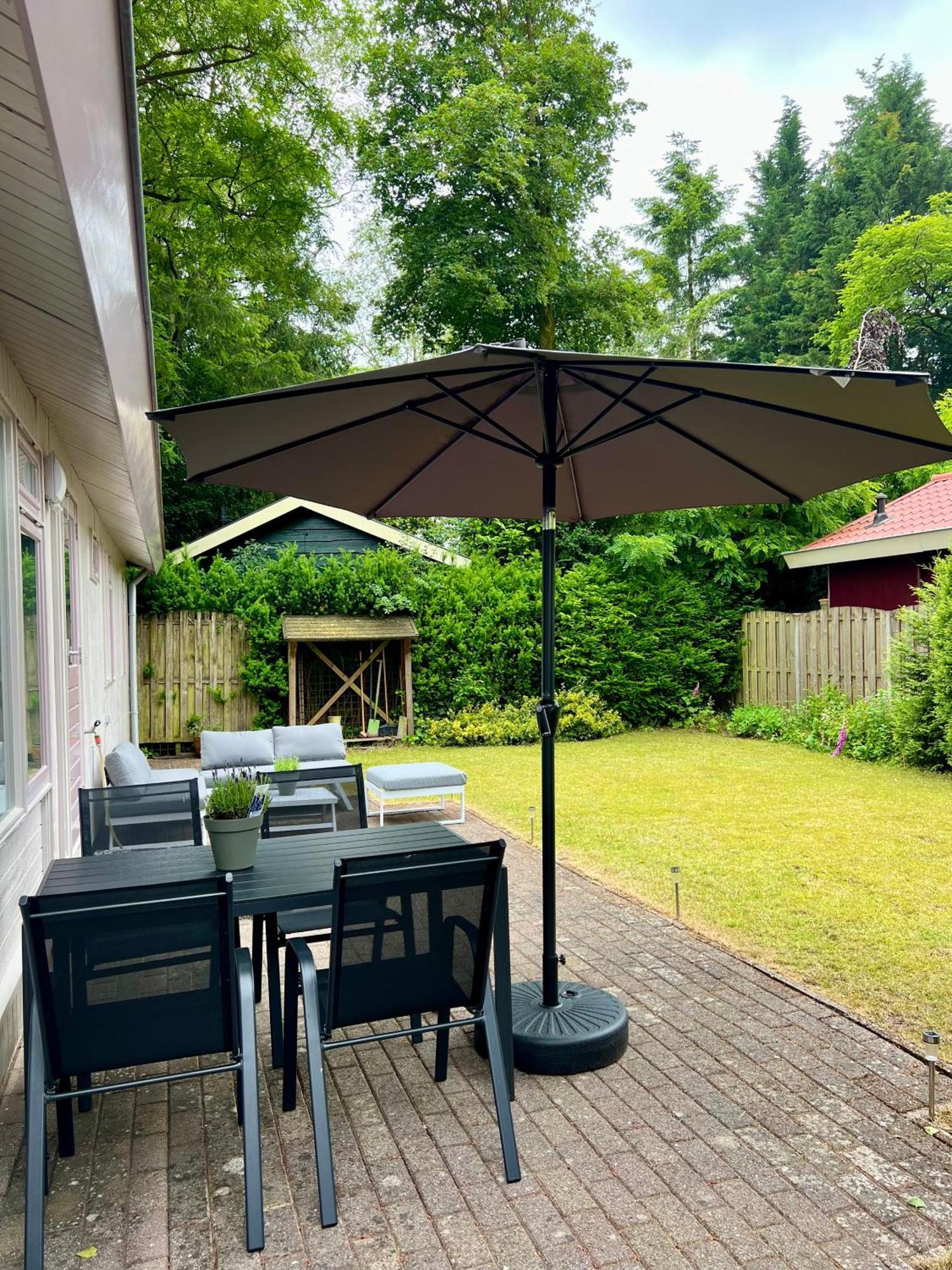 Luxe Boshuisje Met Prive Wellness & Jacuzzi Op De Veluwe Ермело Екстериор снимка