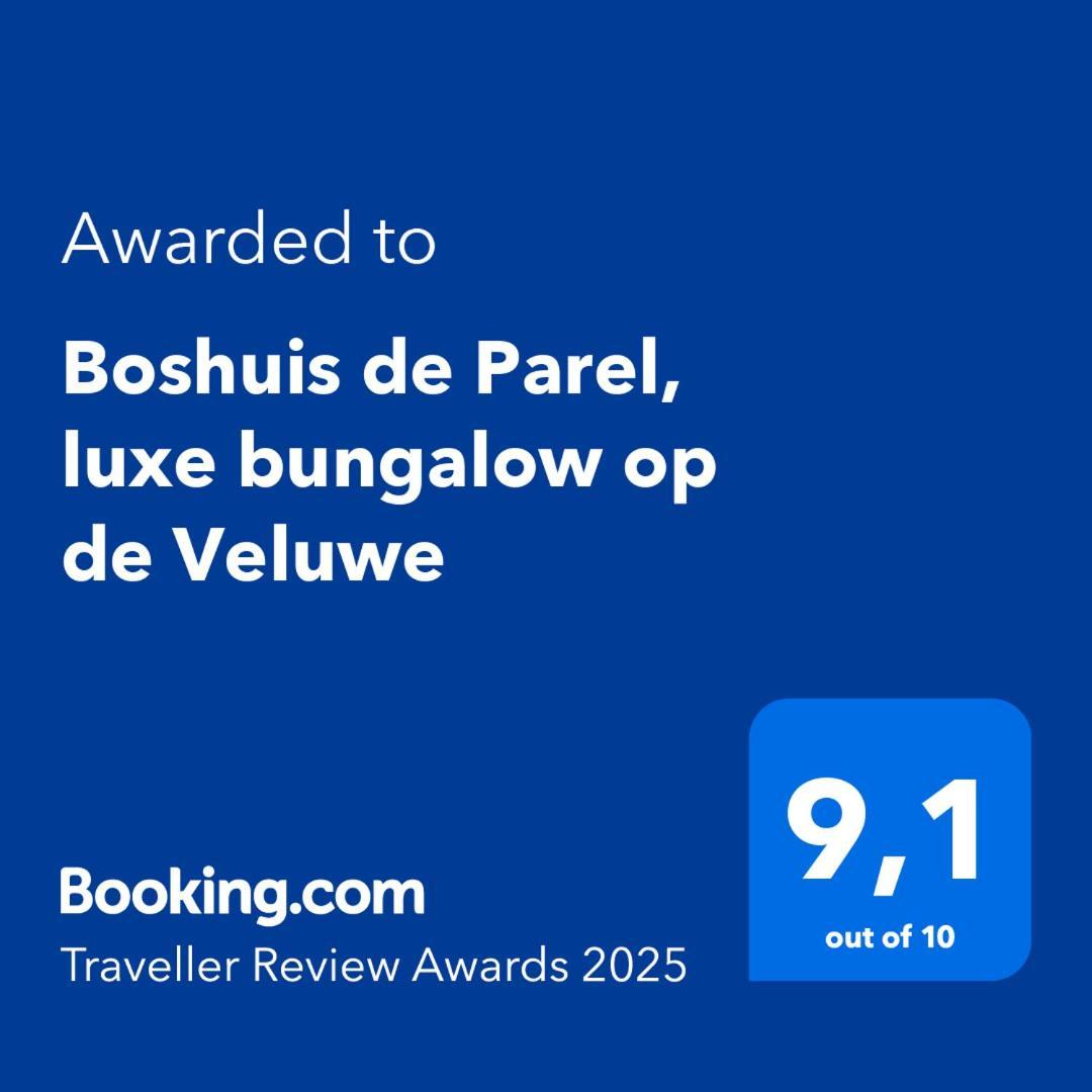 Luxe Boshuisje Met Prive Wellness & Jacuzzi Op De Veluwe Ермело Екстериор снимка